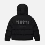 Trapstar Acolchada Con Capucha Negra Decoded Chaqueta