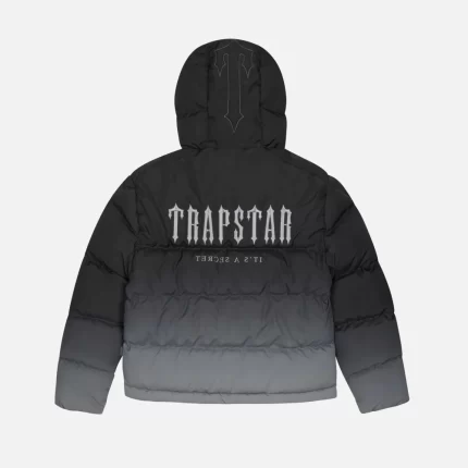 Trapstar Acolchada Con Capucha Decoded 2.0 Negro Chaqueta