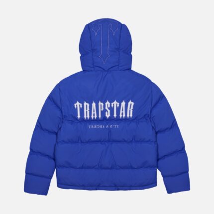 Trapstar Cazadora Con Capucha Decoded Azul Acolchada