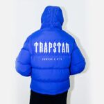 Trapstar Cazadora Con Capucha Decoded Azul Acolchada